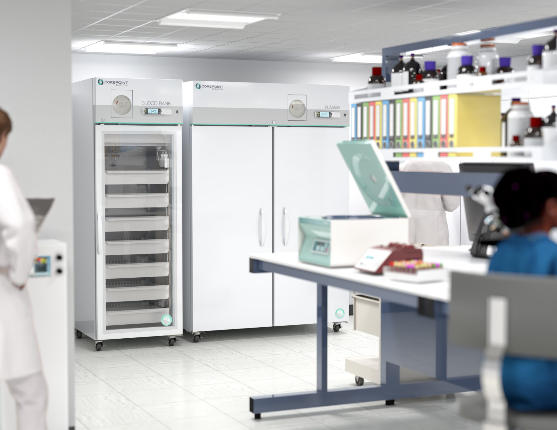 Laboratorio con equipo Alinity i